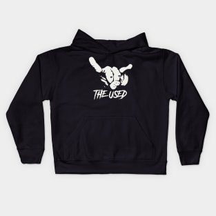 used horn sign Kids Hoodie